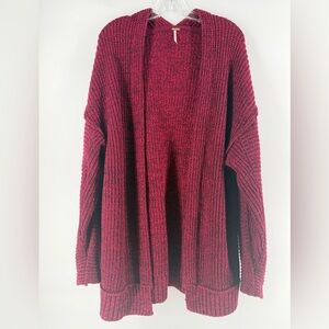 Free‎ People Women’s Cardigan Chunky Knit Sweater Long Sleeve Size M